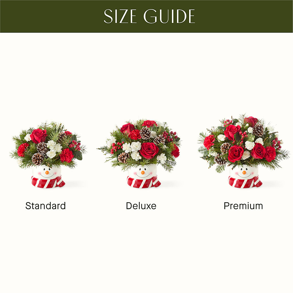 Jolly Snowman Bouquet – Raw Flowers, Kitchener ON