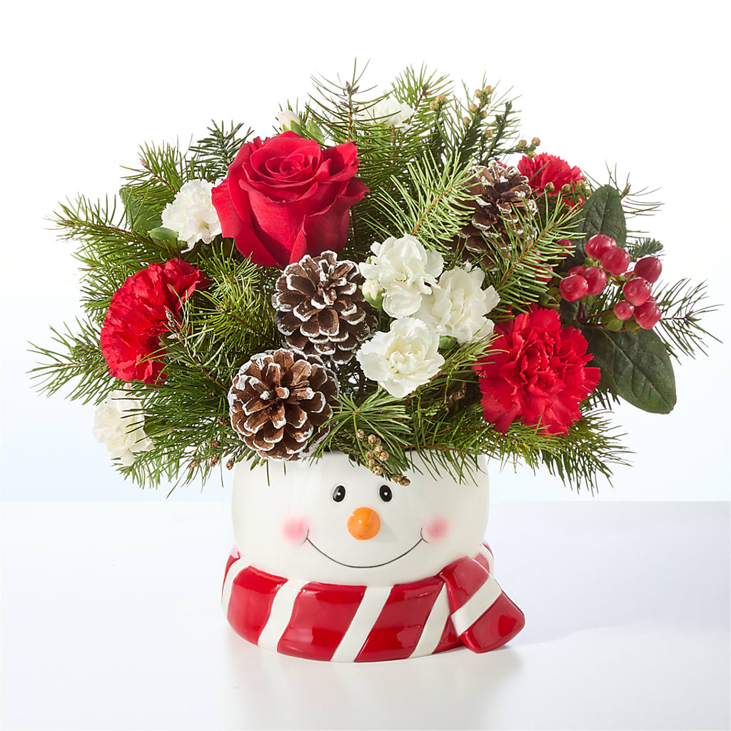 Jolly Snowman Bouquet –  Raw Flowers, Kitchener ON