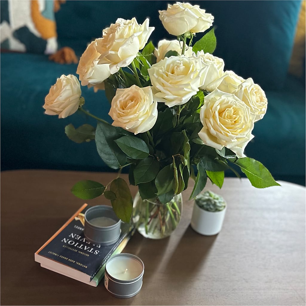 Long Stem Yellow Rose Bouquet –  Raw Flowers, Kitchener ON