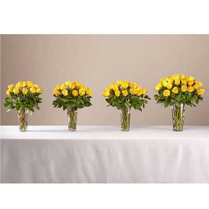 Long Stem Yellow Rose Bouquet –  Raw Flowers, Kitchener ON