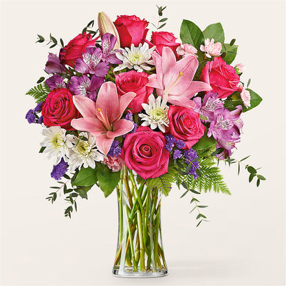 Ramo de encaje y perlas