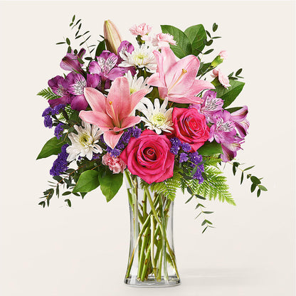 Ramo de encaje y perlas