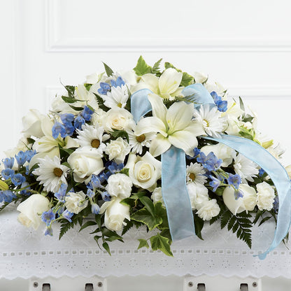 Tender Treasure Casket Spray –  Raw Flowers, Kitchener ON