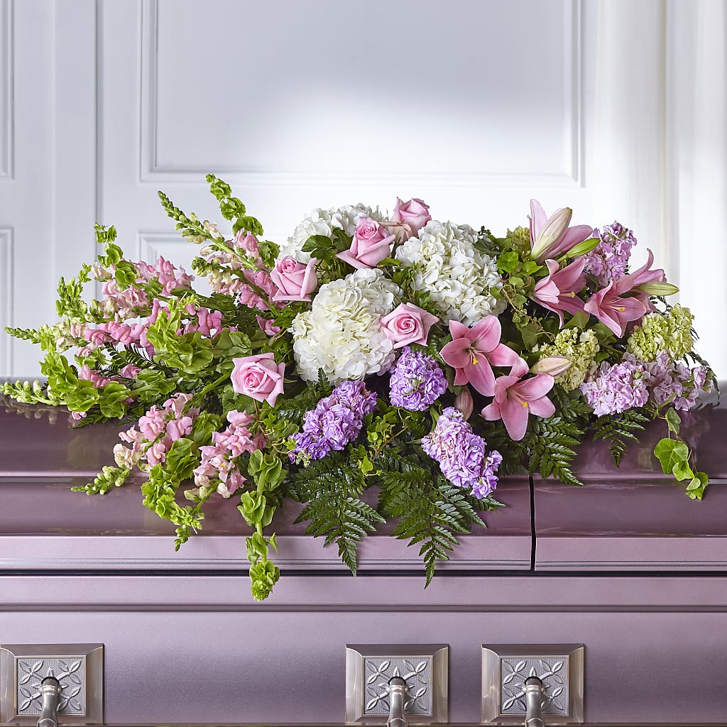 Life's Gratitude Casket Spray –  Raw Flowers, Kitchener ON