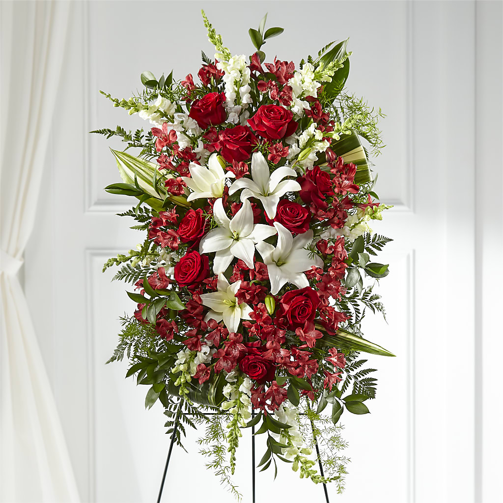 Everlasting Memory Standing Spray –  Raw Flowers, Kitchener ON