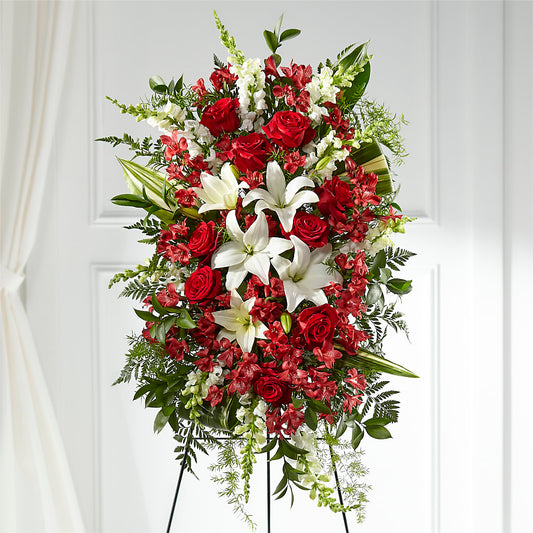 Everlasting Memory Standing Spray –  Raw Flowers, Kitchener ON