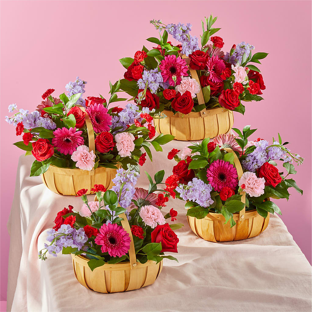 Pink Picnic Basket –  Raw Flowers, Kitchener ON