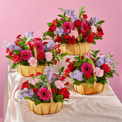 Pink Picnic Basket –  Raw Flowers, Kitchener ON