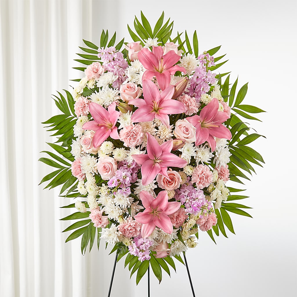 Spray debout offrant du réconfort