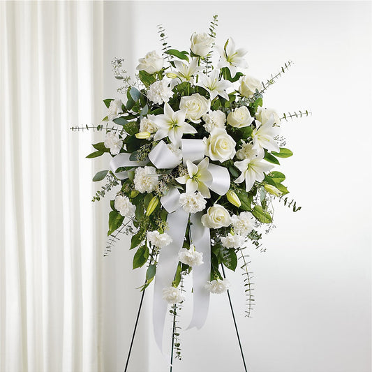 With Care Standing Spray –  Raw Flowers, Kitchener ON