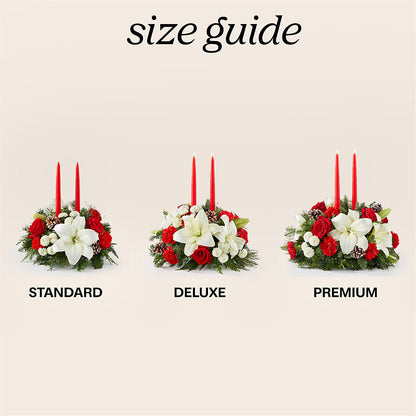 Seasonal Festivities Centerpiece –  Raw Flowers, Kitchener ON