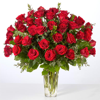 Forever Yours Fifty Stem Red Rose Bouquet –  Raw Flowers, Kitchener ON